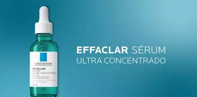 Veja como o Effaclar Serum Ultra Concentrado age na pele acneicaO Effaclar Serum Ultra Concentrado chegou! Saiba tudo sobre o lancanto de La Roche-PosayVeja o antes e depois da pele acneica com o uso de Effaclar na rotina de skincareVeja o antes e depois da pele acneica com o uso de Effaclar na rotina de skincare