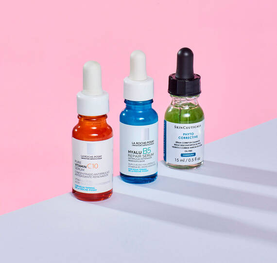 Serum facial com acido hialuronico e outras opcoes do Dermaclub