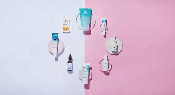Produtos de skincare do clube de vantagens Dermaclub