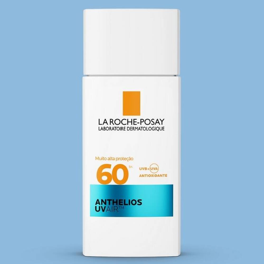 Anthelios UVAir em fundo azul