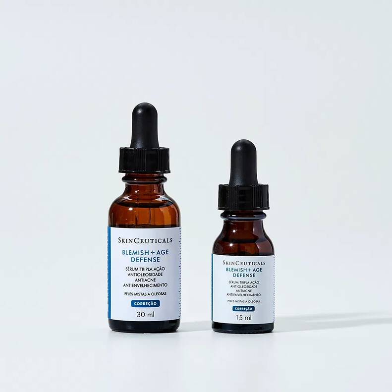 O valor e tamanho do Blemish+ Age Defense SkinCeuticals