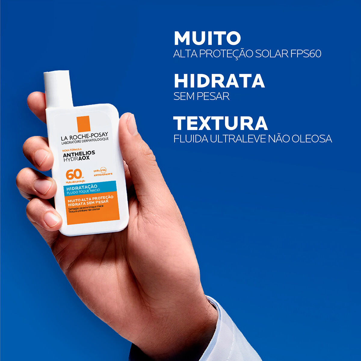 LA ROCHE-POSAY ANTHELIOS HYDRAOX FPS60 40ML SEM COR