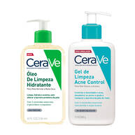 KIT OLEO DE LIMPEZA + GEL DE LIMPEZA ACNE CONTROL