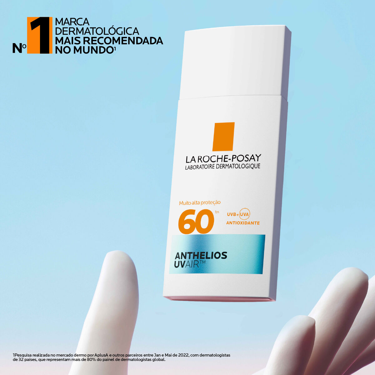 LA ROCHE-POSAY ANTHELIOS UVAIR SEM COR FPS 60 45ml
