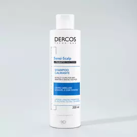 DERCOS SENSI-SCALP: SHAMPOO LIMPEZA CALMANTE - 200ML | VICHY