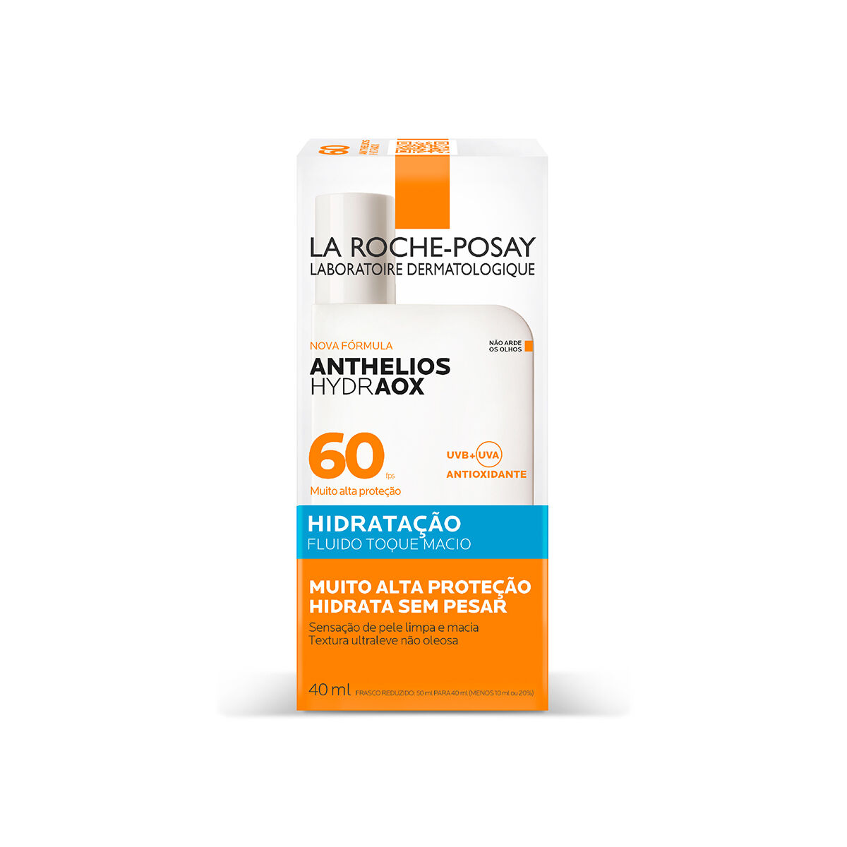 LA ROCHE-POSAY ANTHELIOS HYDRAOX FPS60 40ML SEM COR