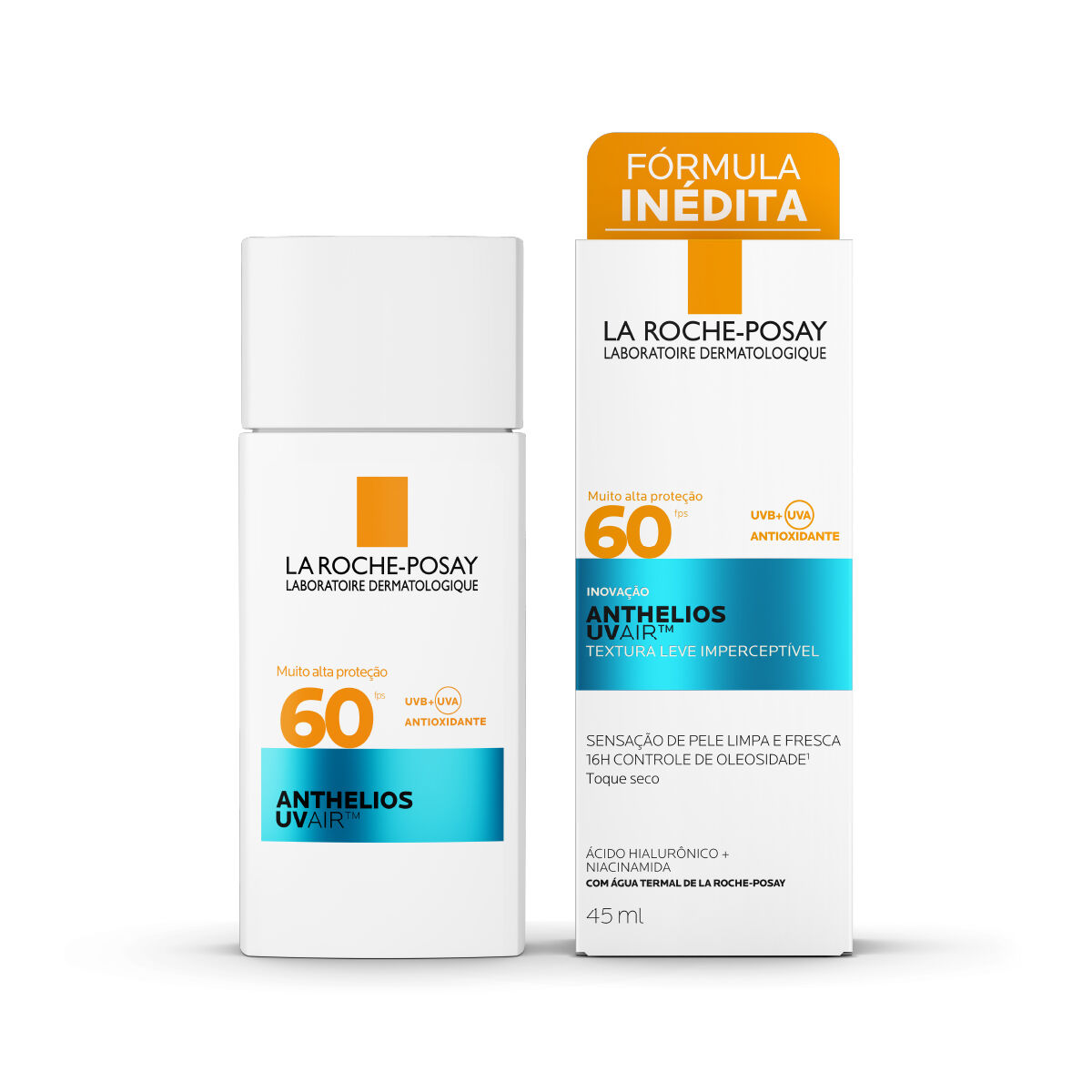 LA ROCHE-POSAY ANTHELIOS UVAIR SEM COR FPS 60 45ml