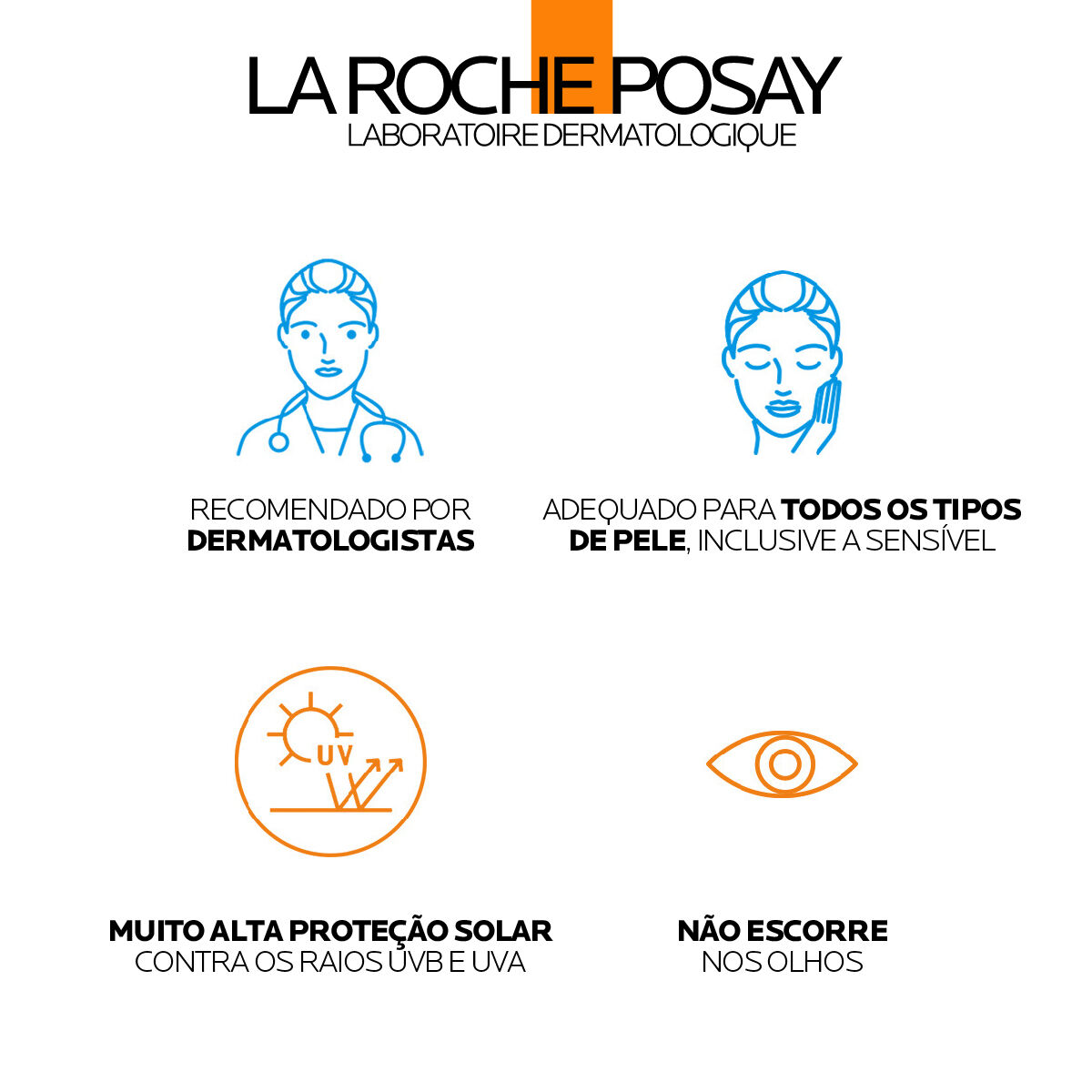 LA ROCHE-POSAY PROTETOR SOLAR FACIAL COR 4.0 ANTHELIOS UVAIR FPS 60, 45ml