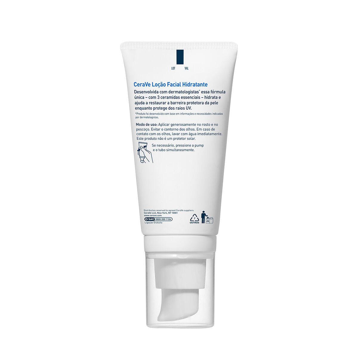 CERAVE LOCAO FACIAL HIDRATANTE FPS50 52ml