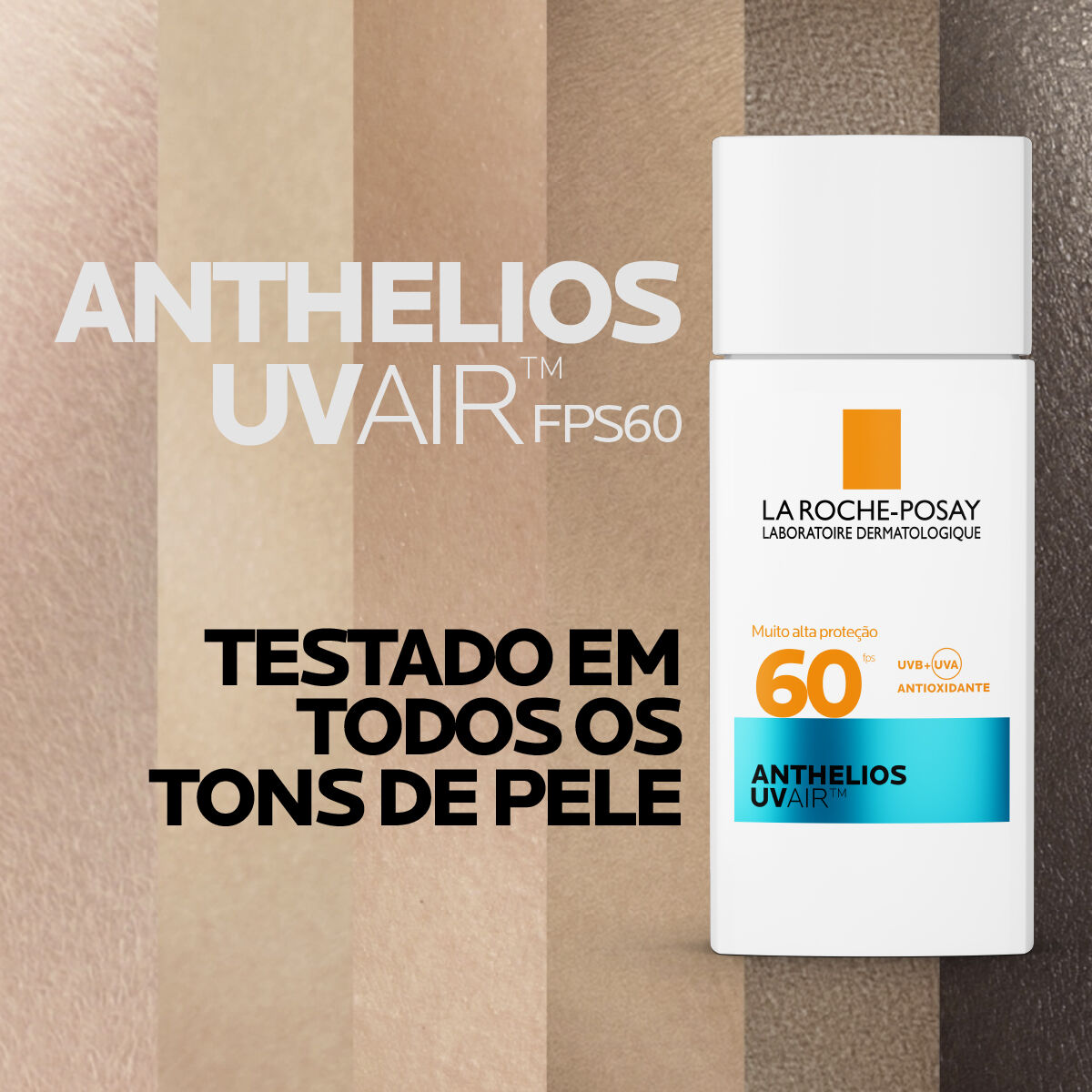 LA ROCHE-POSAY ANTHELIOS UVAIR SEM COR FPS 60 45ml