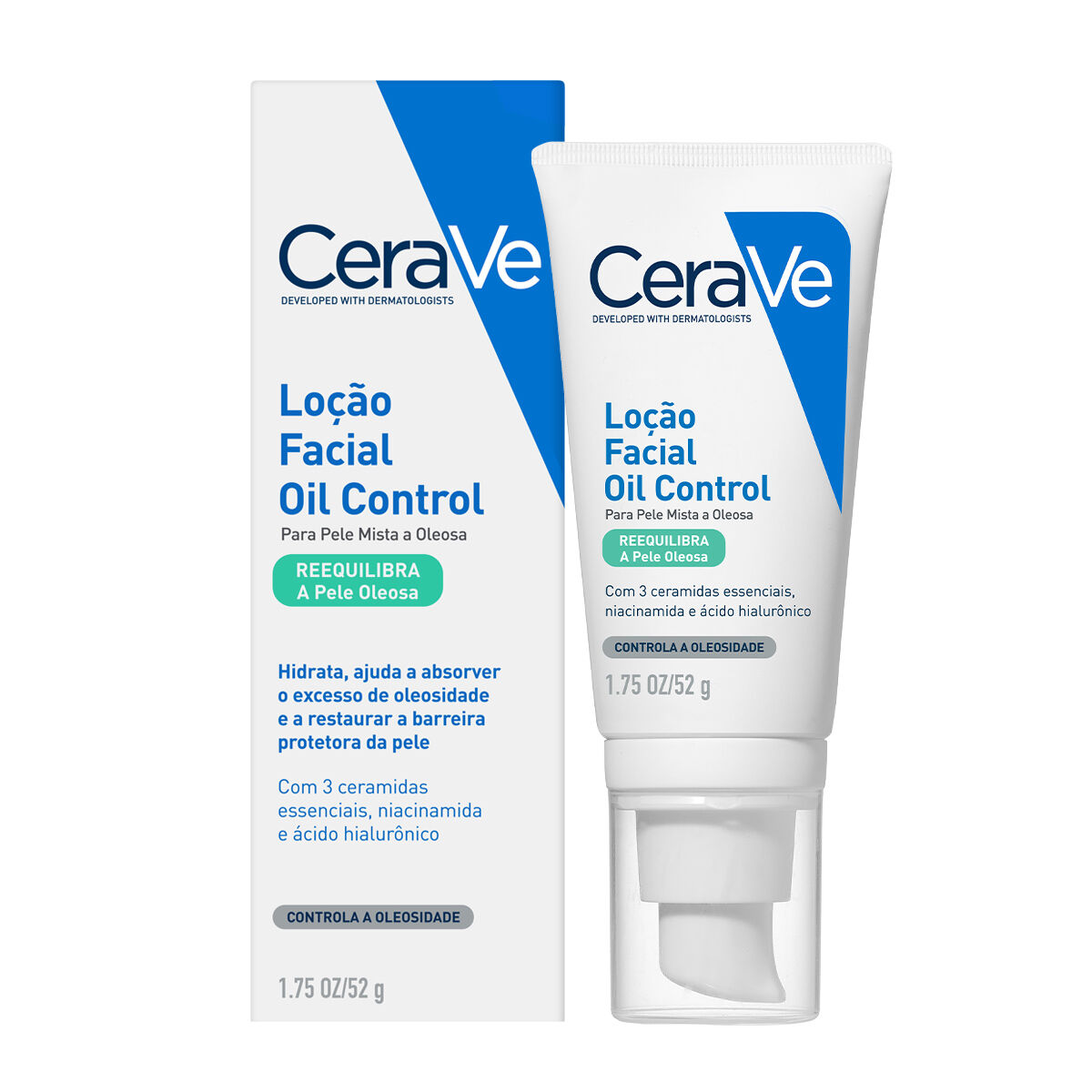 CERAVE LOCAO FACIAL HIDRATANTE OIL CONTROL 52g