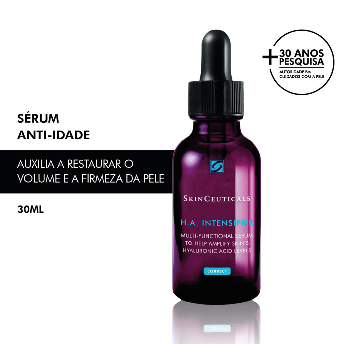 SERUM CORRETOR REJUVENESCEDOR FACIAL H.A. INTENSIFIER SKINCEUTICALS