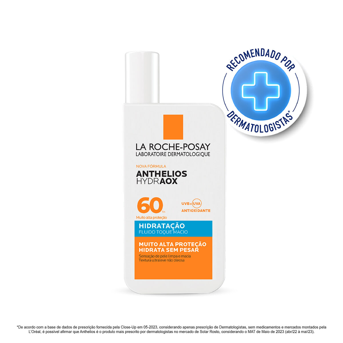 LA ROCHE-POSAY ANTHELIOS HYDRAOX FPS60 40ML SEM COR