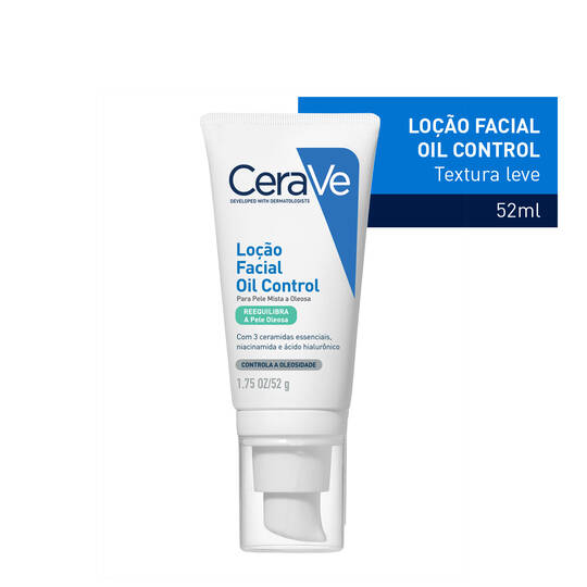 CeraVe Loção hidratante facial Oil Control para pele oleosa