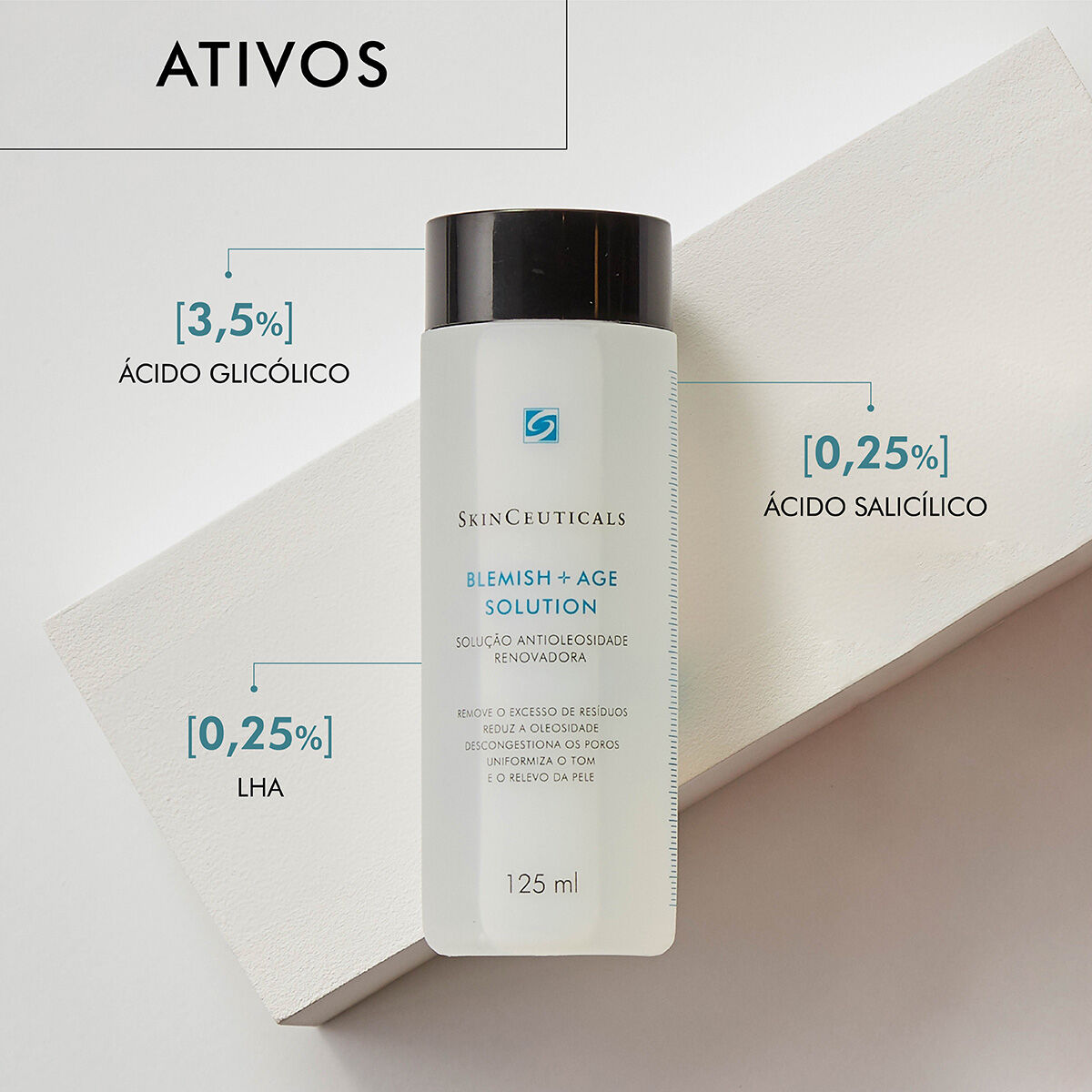 Acidos no Tonico de SkinCeuticals