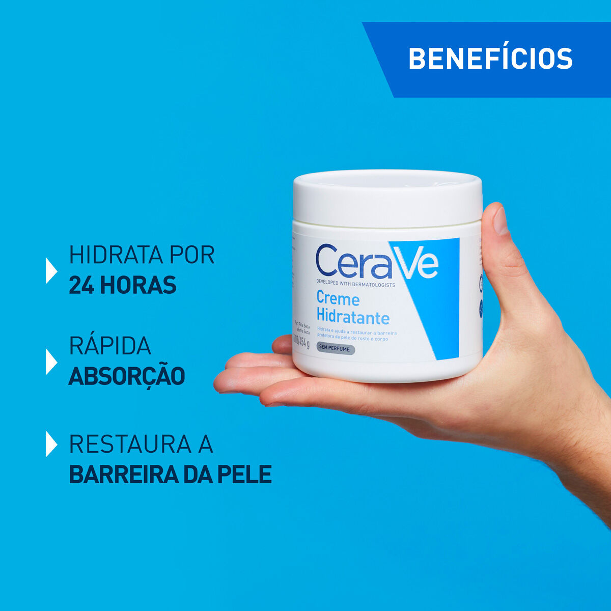 CREME HIDRATANTE CORPORAL COM HIDRATACAO 24HS