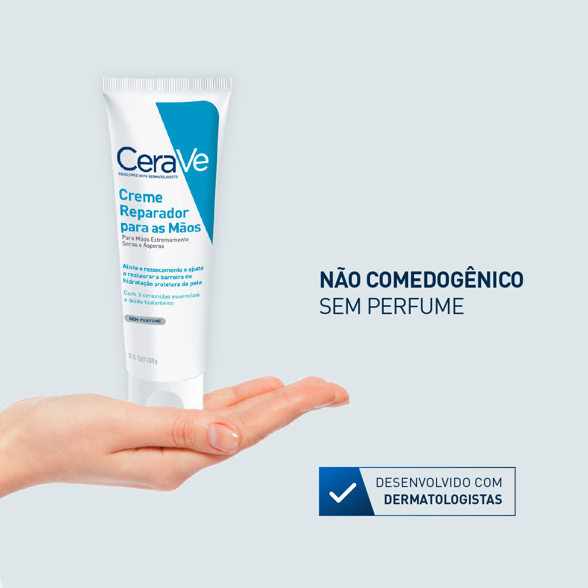 Creme para as Maos Sem Perfume CeraVe