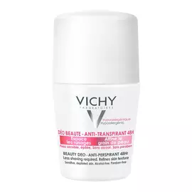 DESODORANTE ROLL-ON ANTITRANSPIRANTE COM PERLITA E LHA VICHY IDEAL FINISH