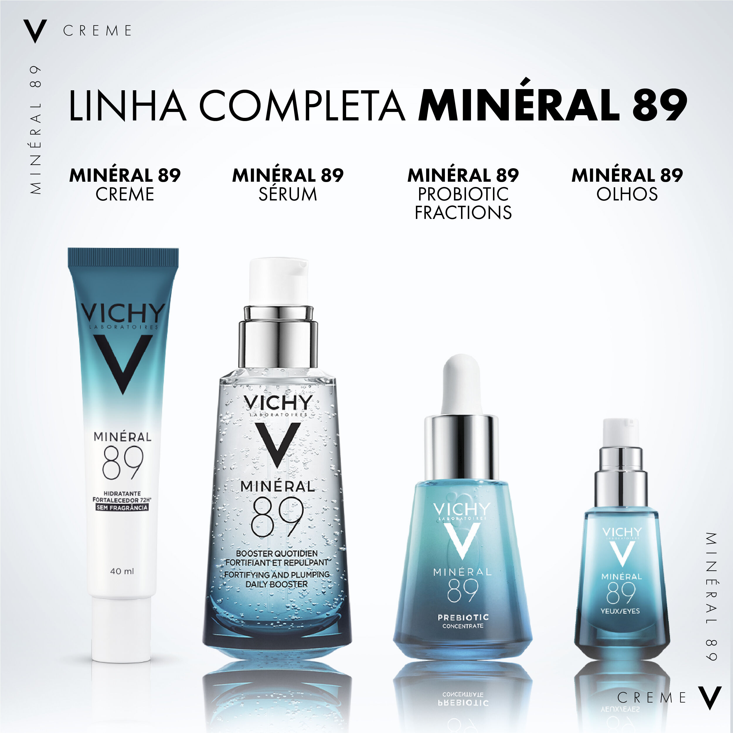 MINERAL 89 CREME HIDRATANTE FORTALECEDOR 72H - 40ML
