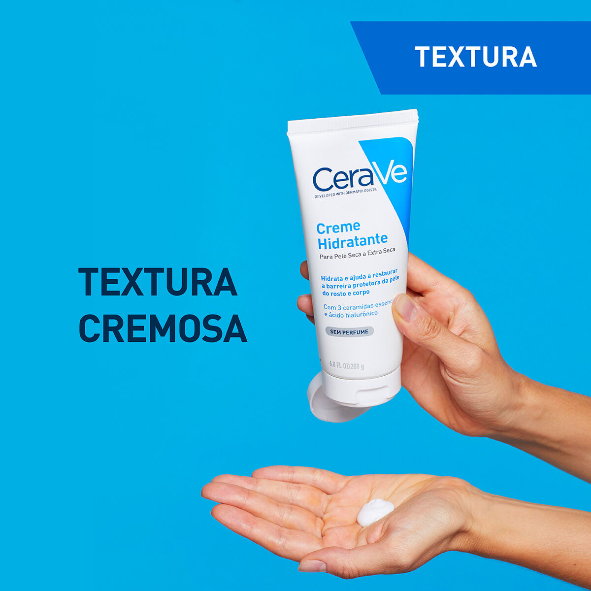 Textura do Creme Hidratante CeraVe