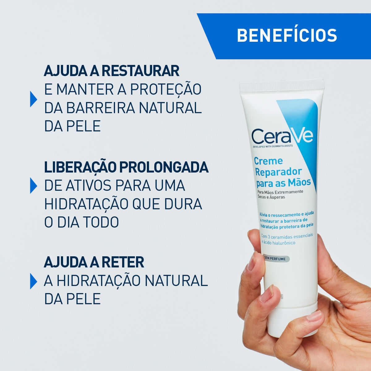 Beneficios do Creme para Maos Ressecadas CeraVe