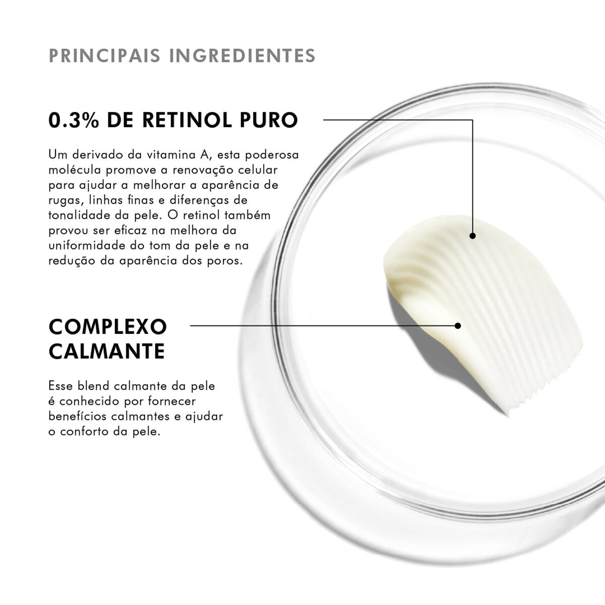 Ingredientes no Retinol 0.3 de SkinCeuticals