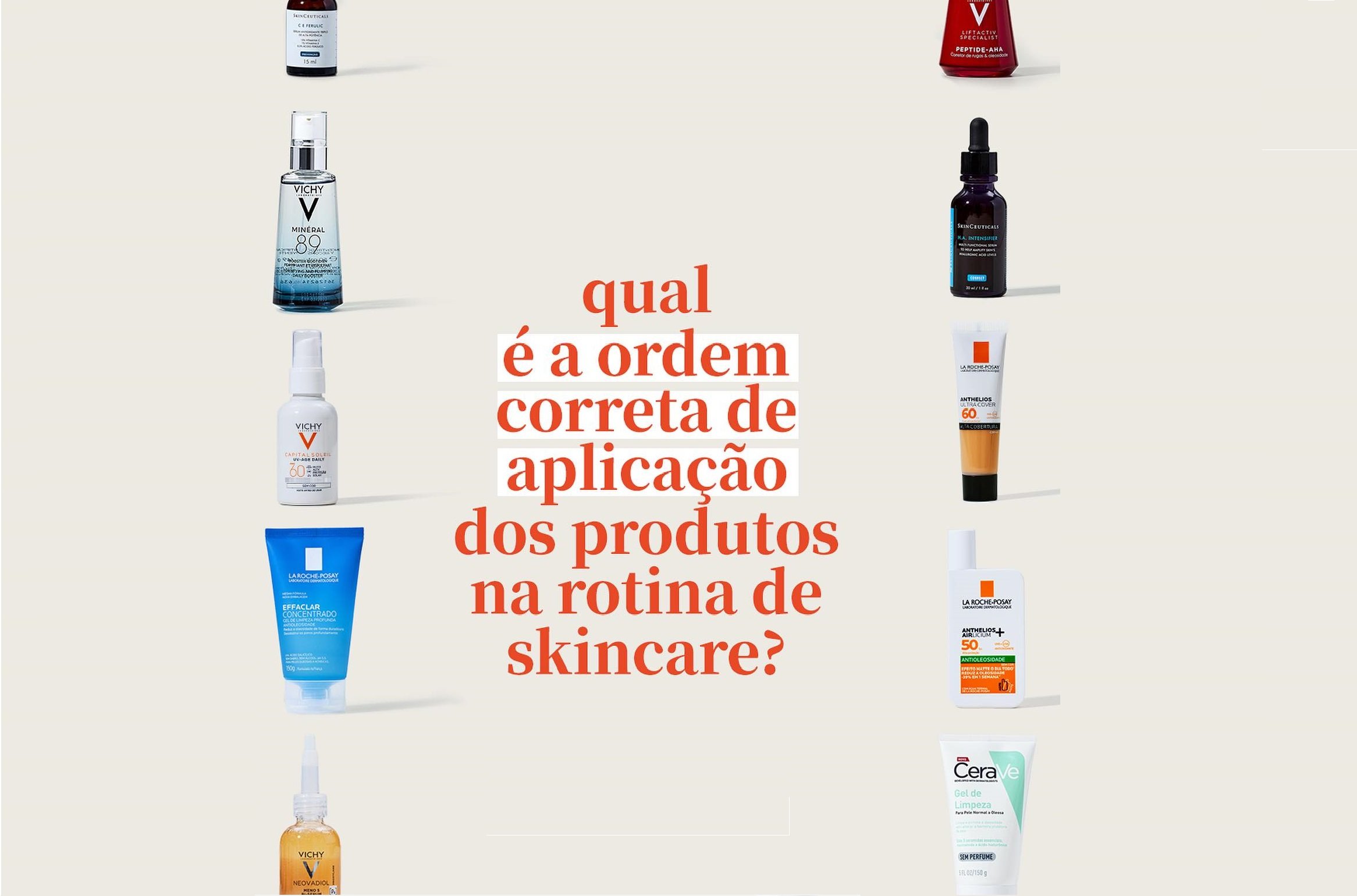 Skincare: ordem correta dos produtos