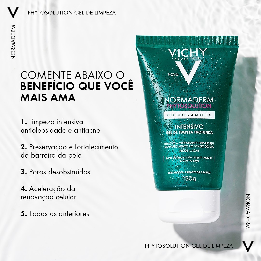 Benefícios do Gel de Limpeza Vichy