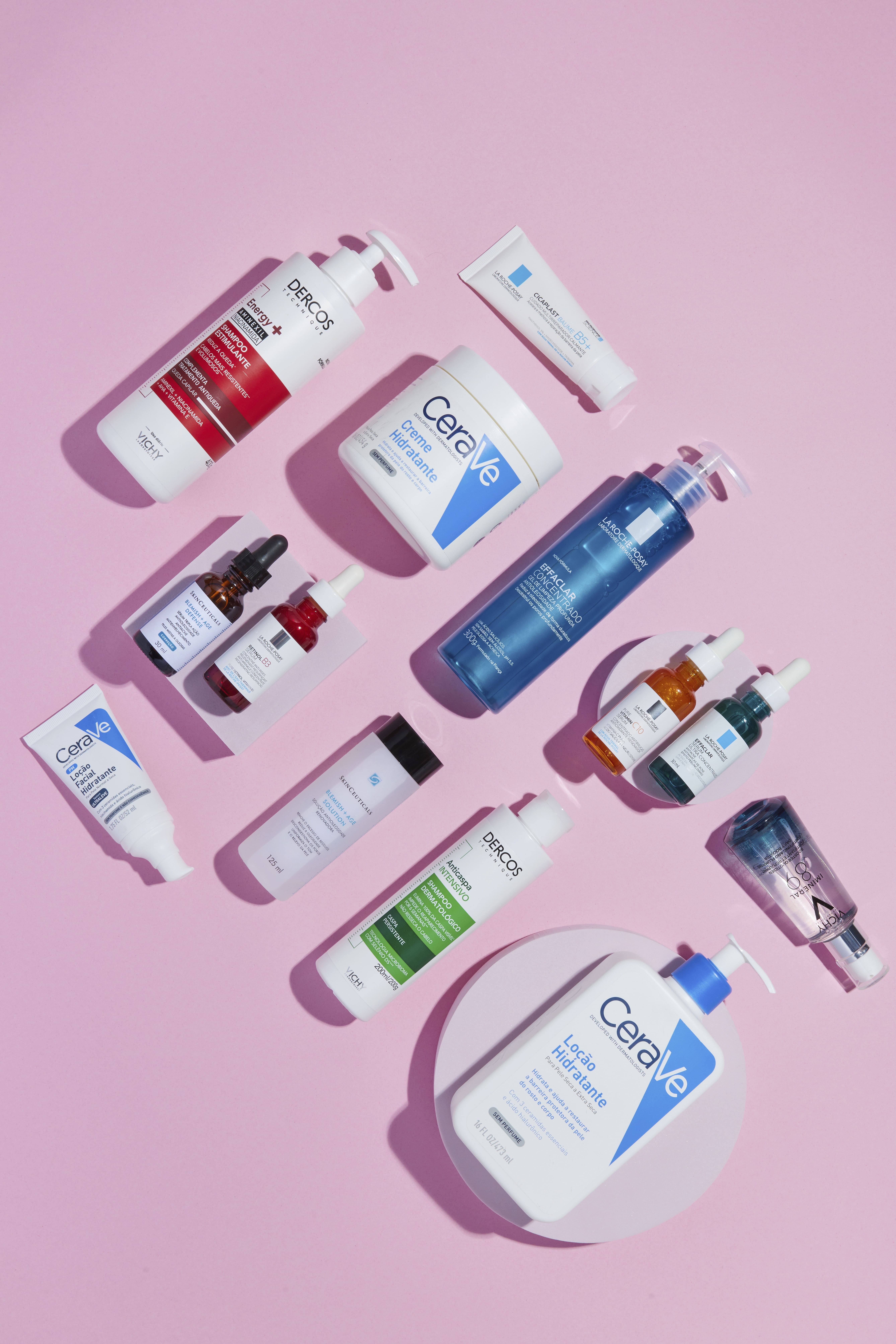 Kit de skincare no Dermaclub