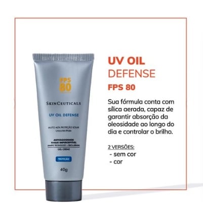protetor solar para pele oleosa no rosto da Skinceuticals protetor solar para pele oleosa no rosto da Skinceuticals