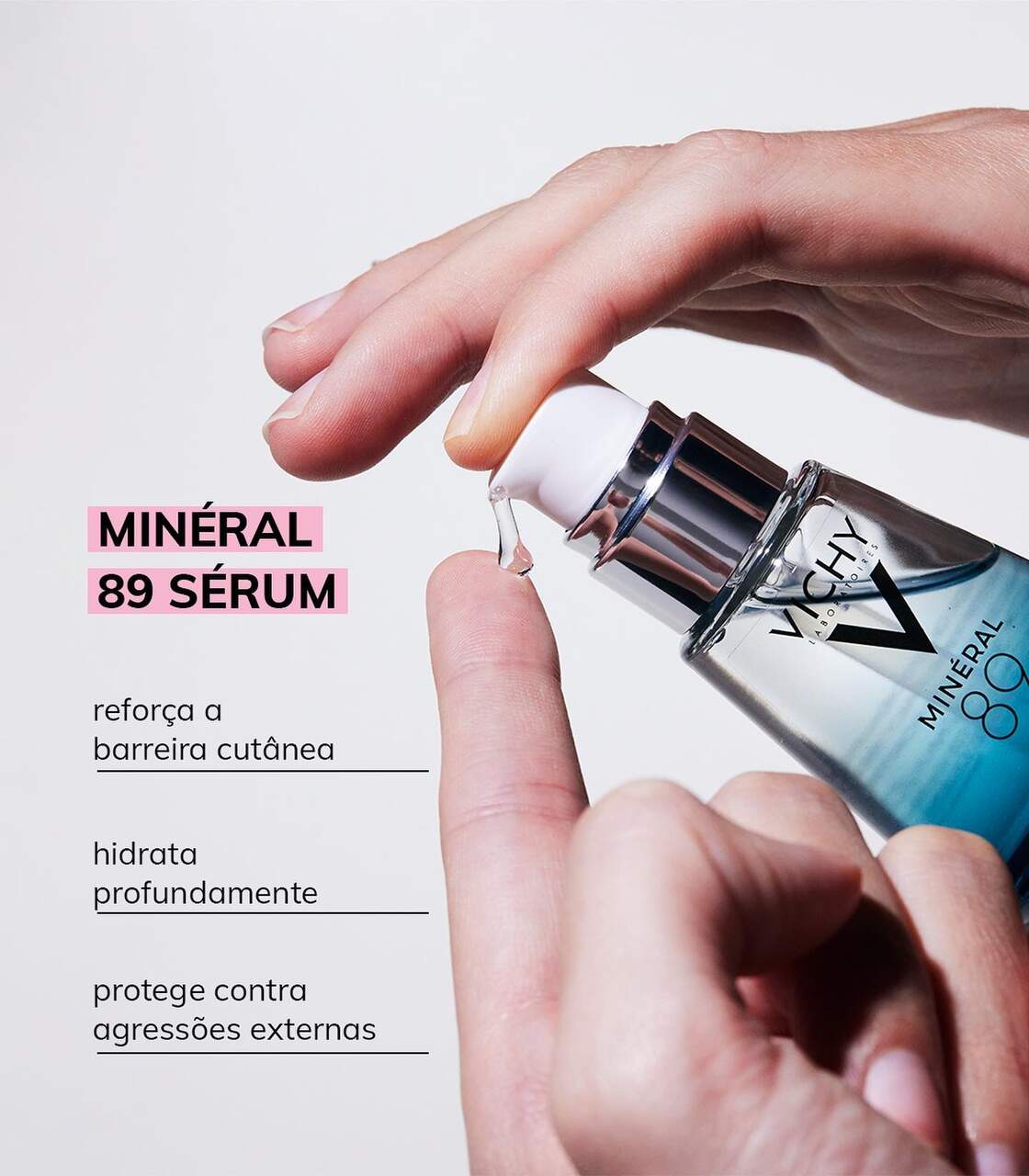 Hidratante facial mineral 89