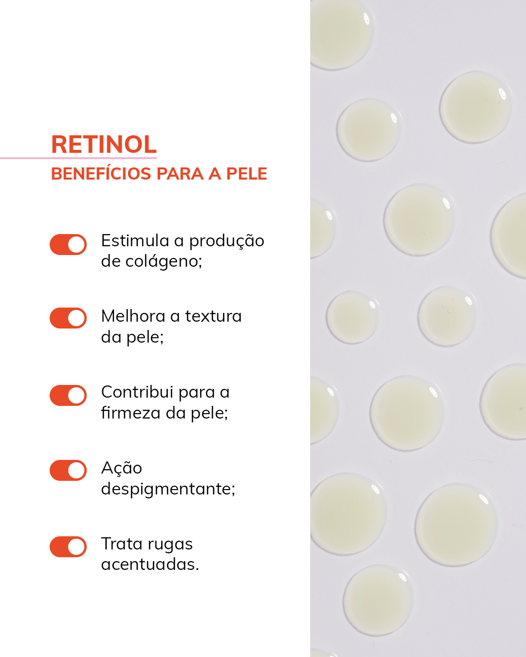 Benefícios do retinol para o rosto