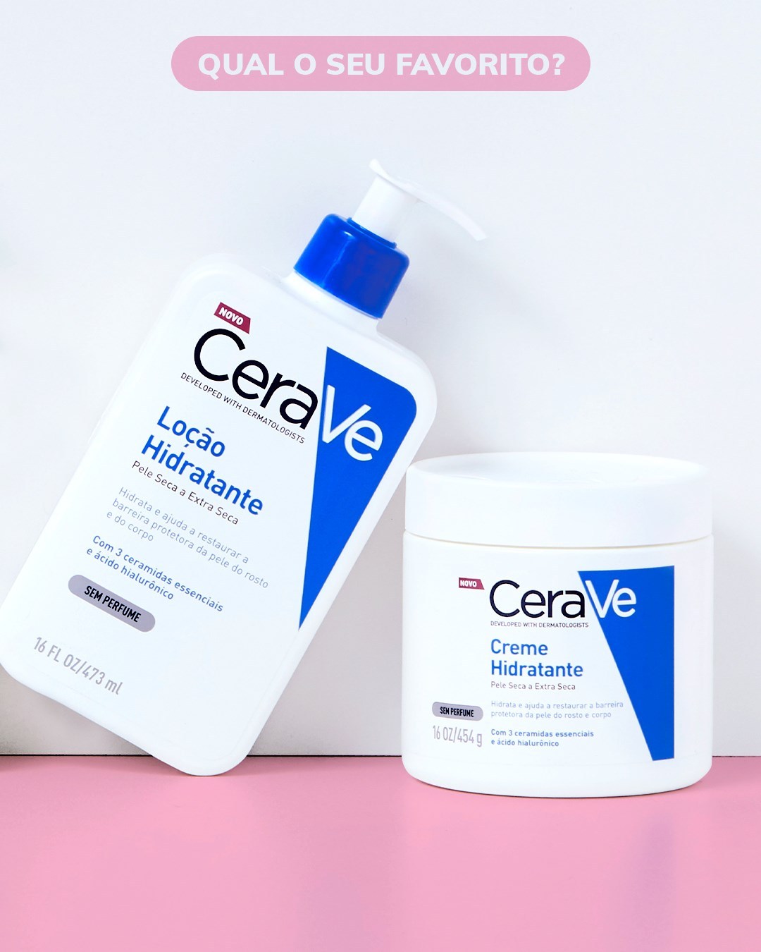 Diferença entre creme e loção