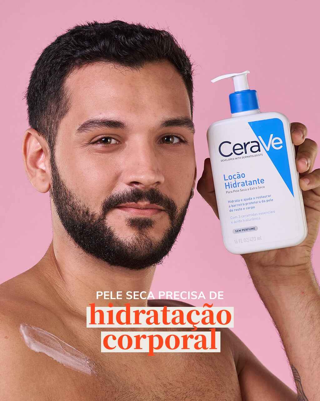 Hidratação facial e corporal Cerave