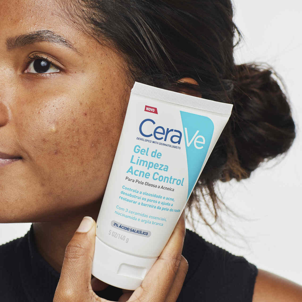 Gel de Limpeza Acne Control para espinhas internas