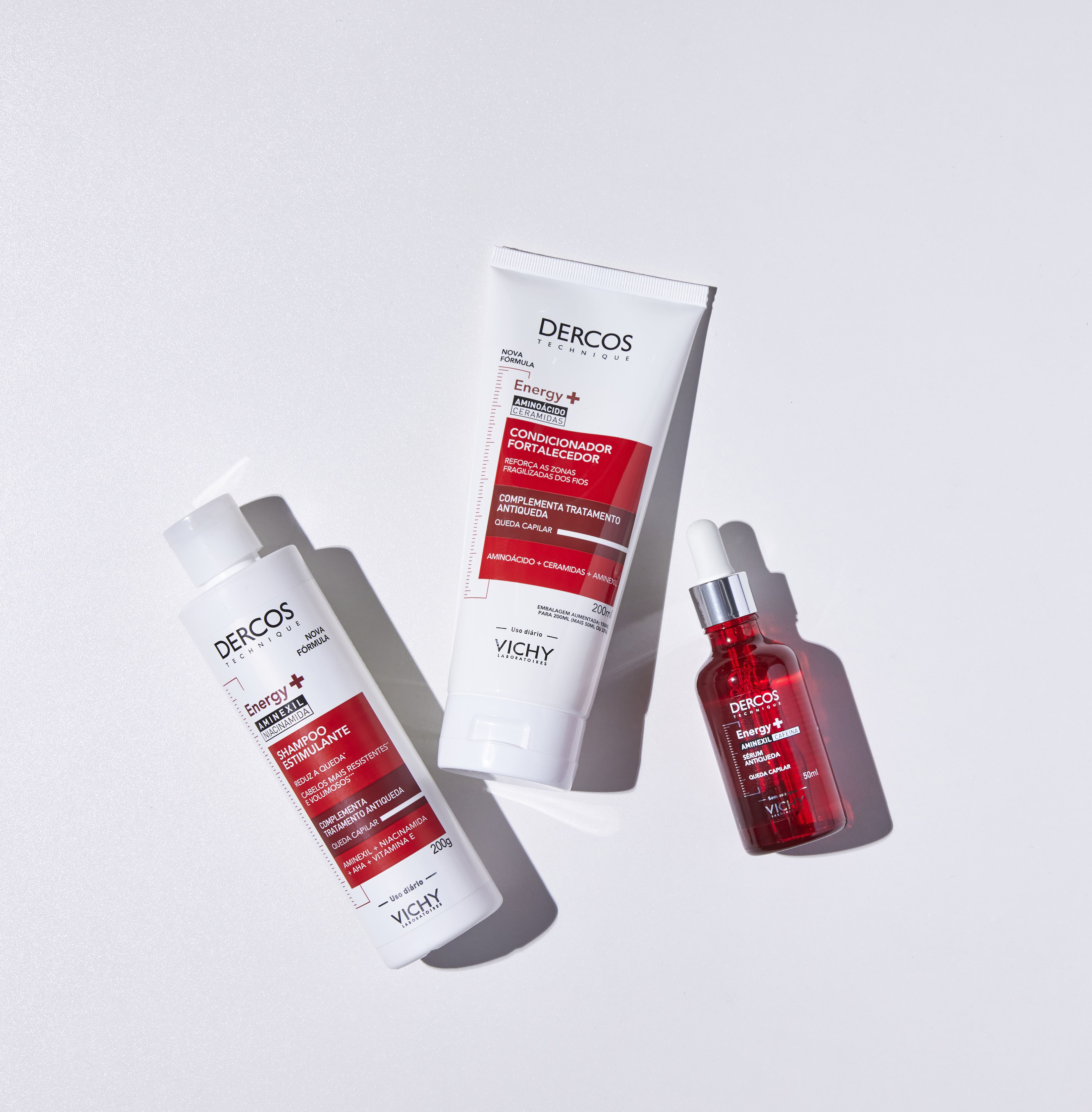 Linha Dercos Energy + da Vichy
