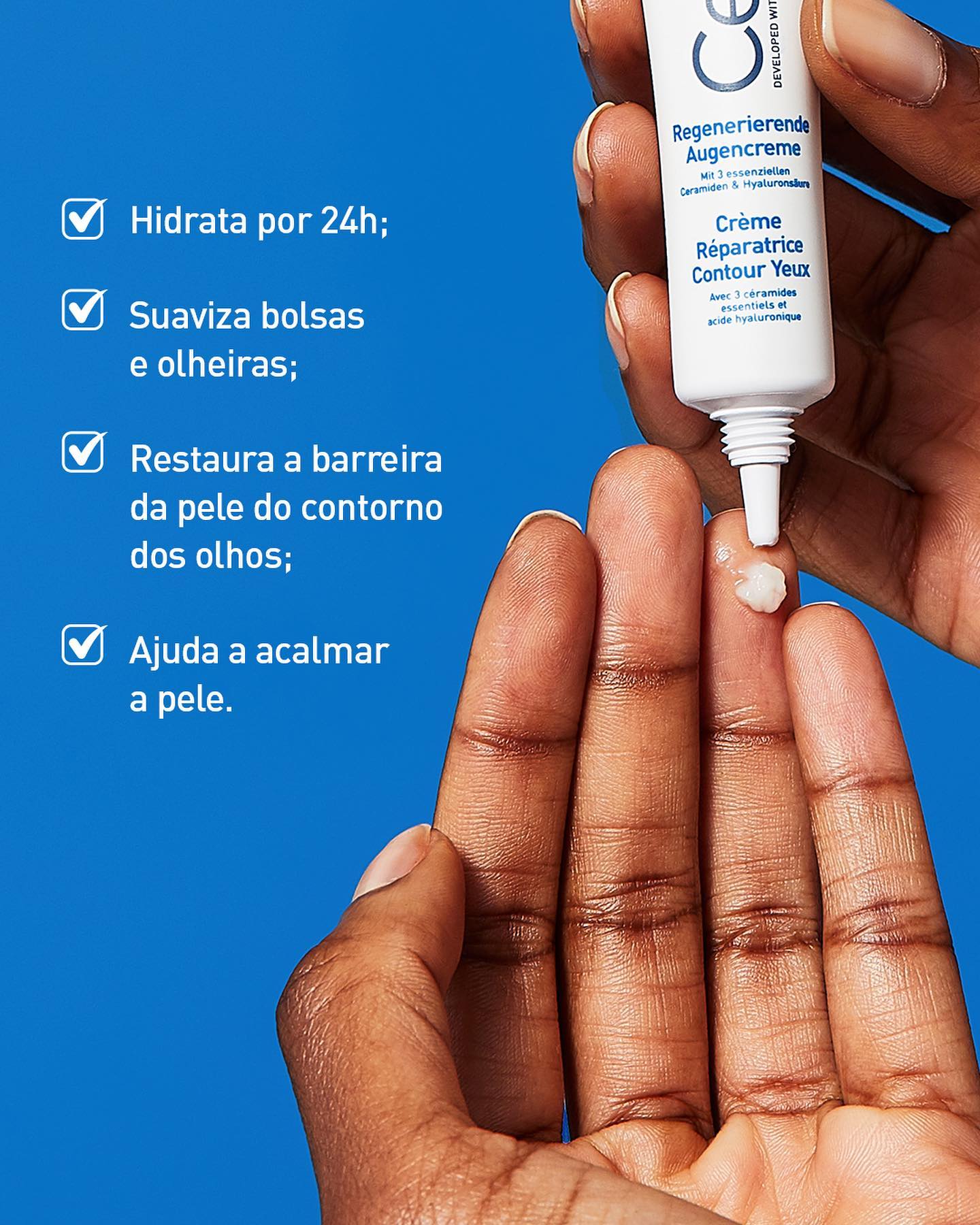 Creme para olheiras da CeraVe