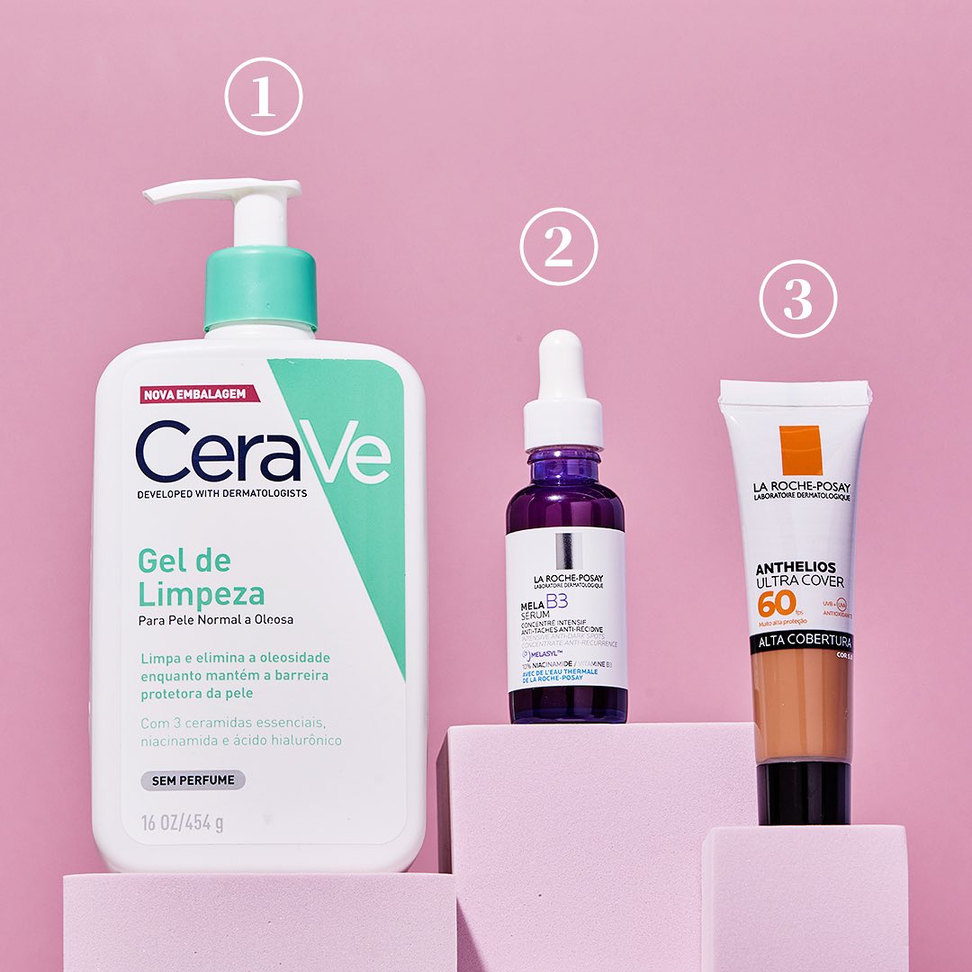 produtos para rotina skincare anti marcas