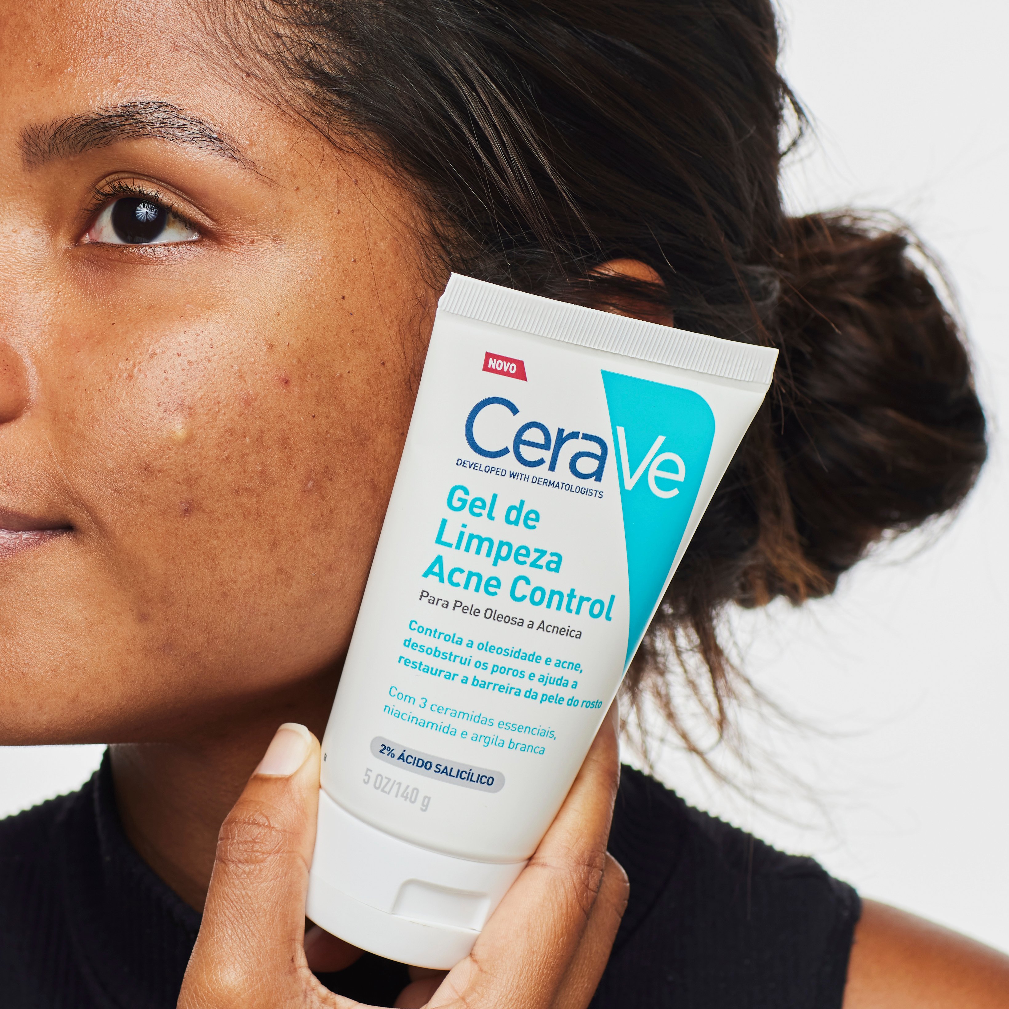 Gel de Limpeza Acne Control para espinhas internas