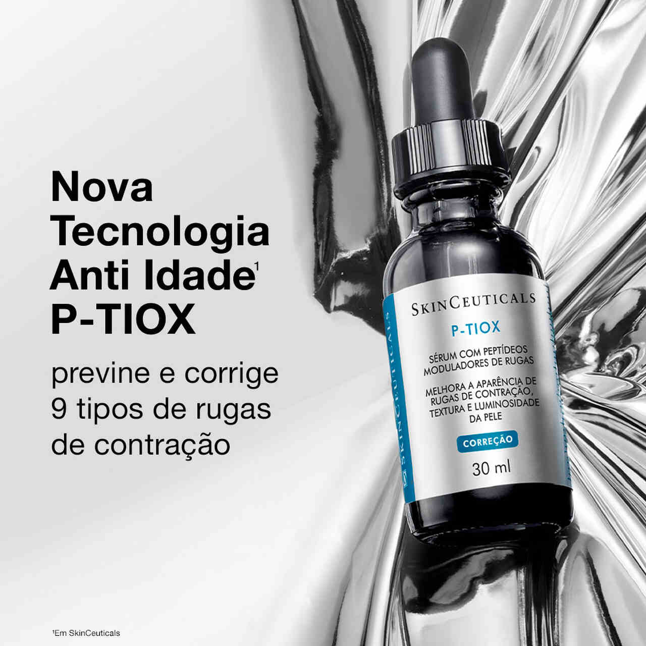 Melhorar a aparência de rugas de contração com P-Tiox