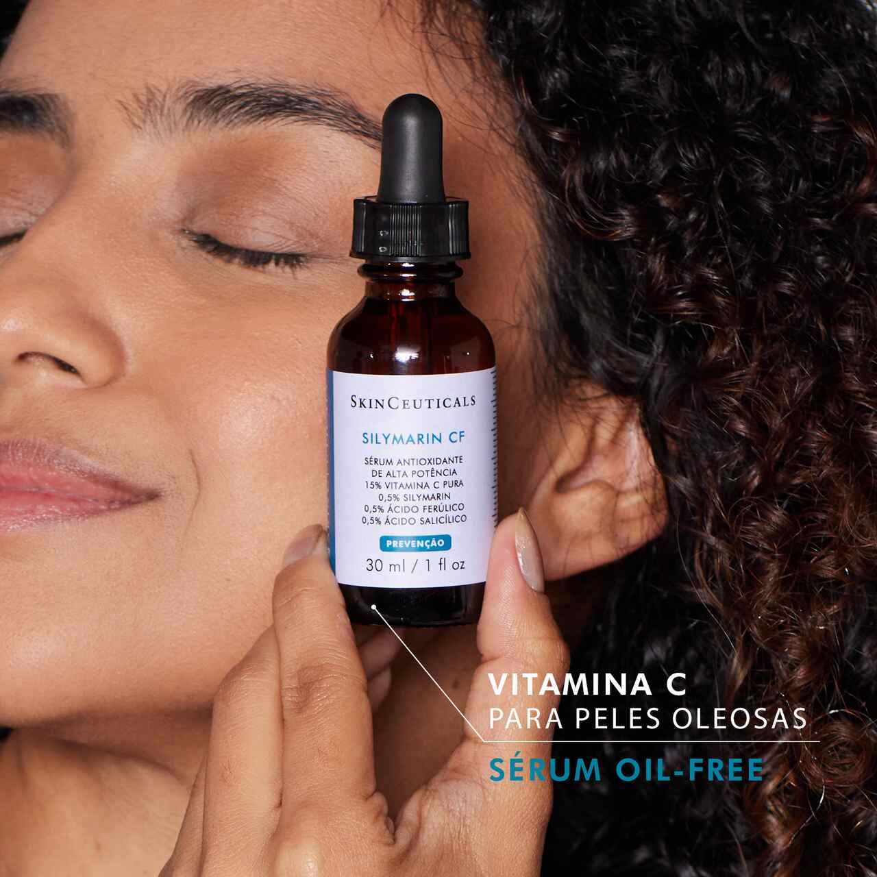sérum de vitamina C para peles oleosas para rotina de skincare matinal